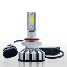 9005 LED Hb3 H1 H4 H7 H11 9006 Hb4 Luce Auto Lampadine Del Faro 12 V 24 V COB Luci di Lampadina 40 W 6500 K 5000LM Auto Della Lampada Del Faro Kit