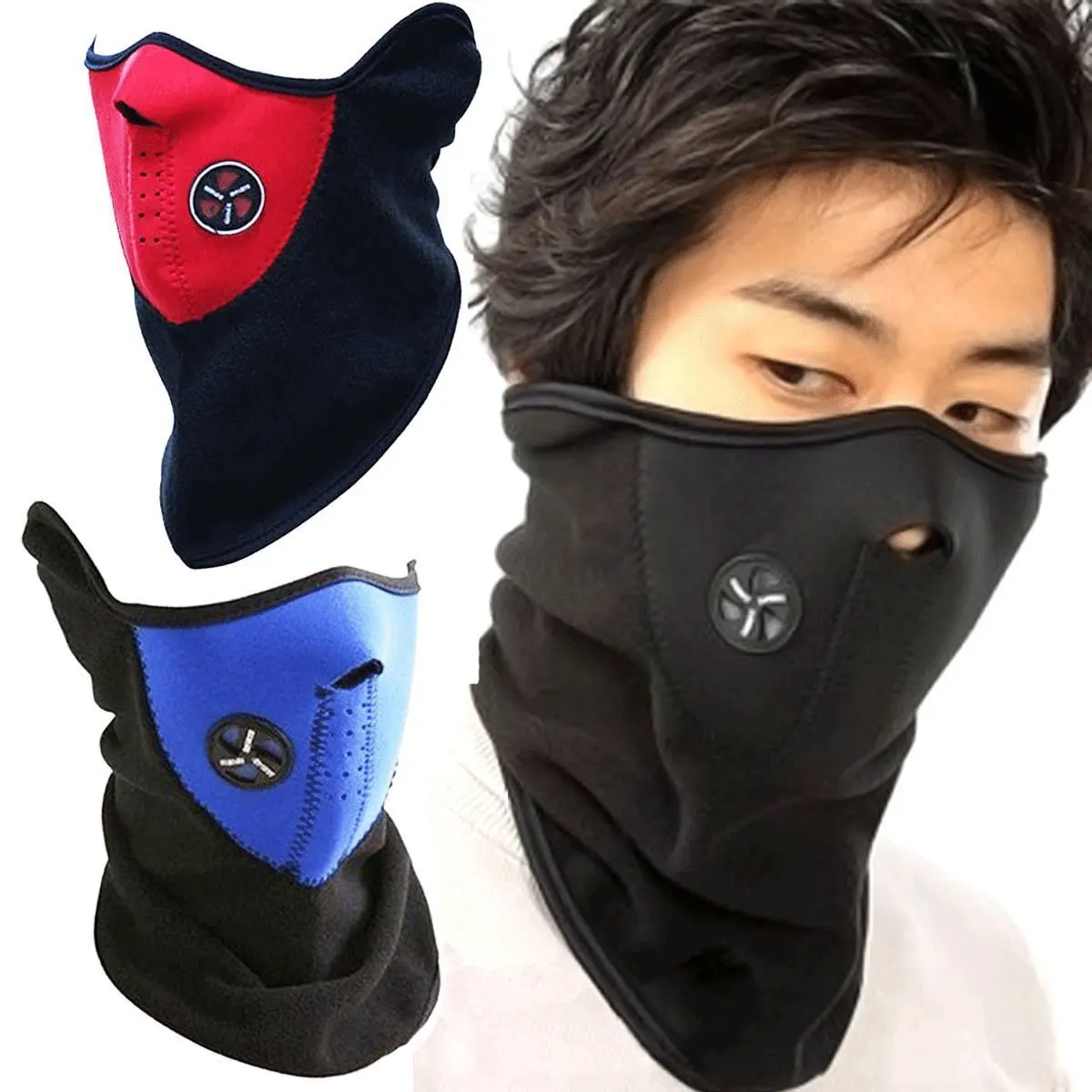 Neck Warm Half Face Mask Winter Sport Mask Windproof Bike Bicycle