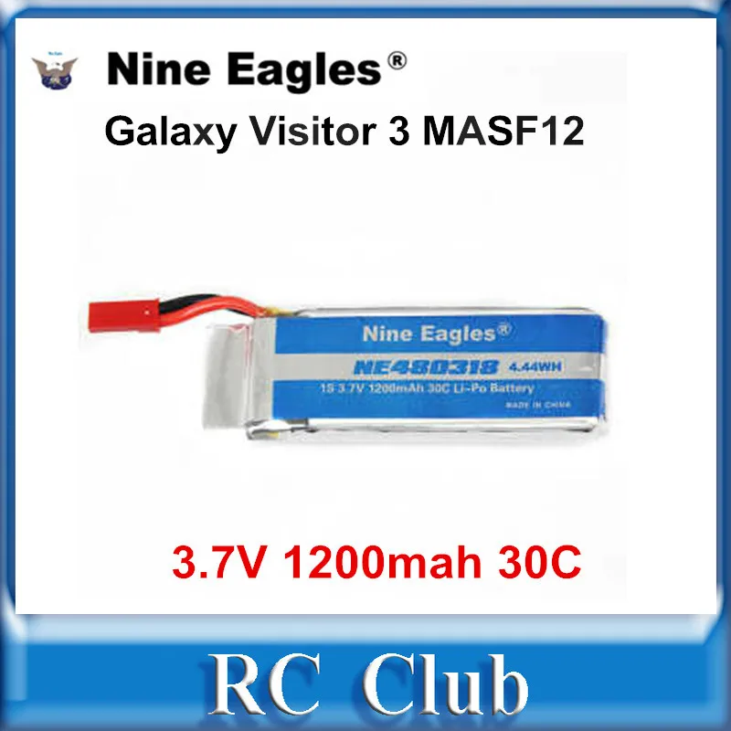 Nine Eagles Galaxy Visitor 3 NE480318 Original Battery 3 7V 1200mah 30C Li Po Battery for