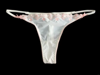 

Luxury Embroidered Floral G-String Thong for Mens Sissy Sexy Underwear Breathable Low Waist Gay Men Panties Jockstrap