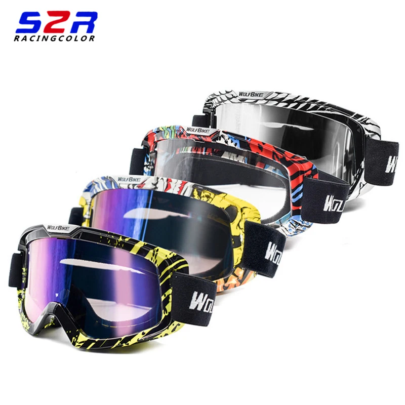 Best Quality  S2R Motocross Glasses Cycling Glasses Off Road Helmets Ski Goggle Motorcycle Dirt Bike Racing Goggl