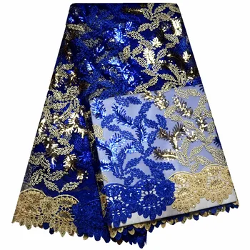 

Best Serviecs High Quality Guipure French Net Lace With Sequins 2016 For Women Modern Embroidered African French Lace Fabric