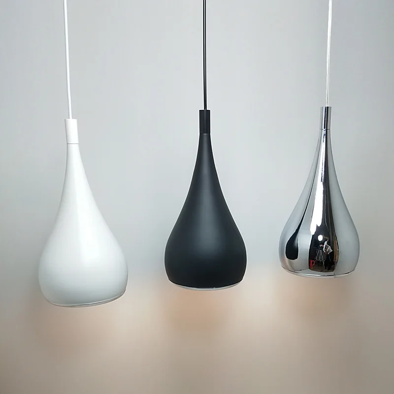 Barra de iluminación colgante moderna luces colgantes negras luz para