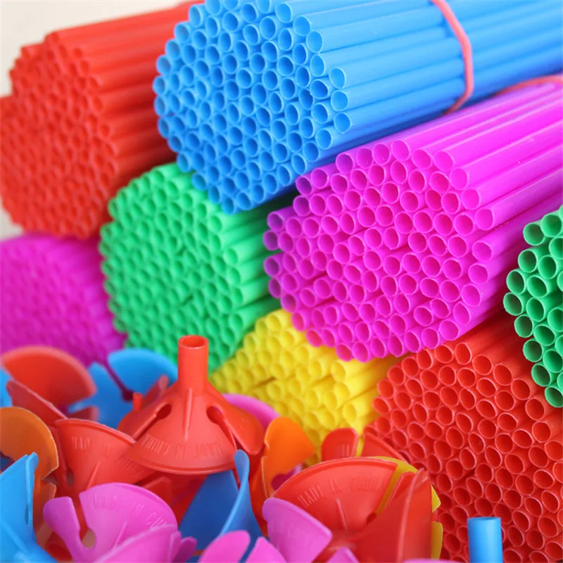 

10pcs Latex Balloons Sticks 30cm Thick Balloon Holder Ball Sticks Accessories Wedding Birthday Party Supplies Decoration Kid Toy