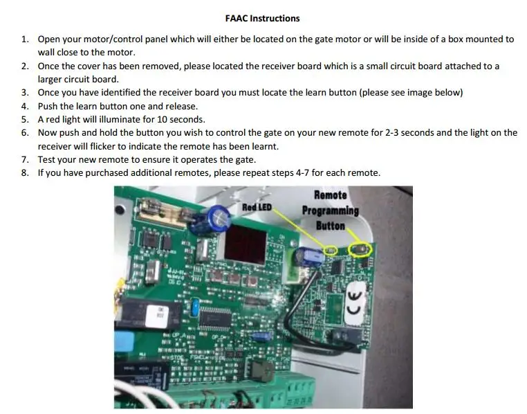 Топ для FAAC XT2/XT4/TE4433H/787452/433LC Замена удаленного Скалка код 433 МГц