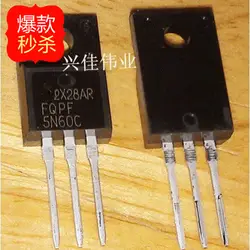 10 шт./лот FQPF5N60C 5N60C 5A/600 в MOSFET TO-220F пластик новый оригинальный в наличии