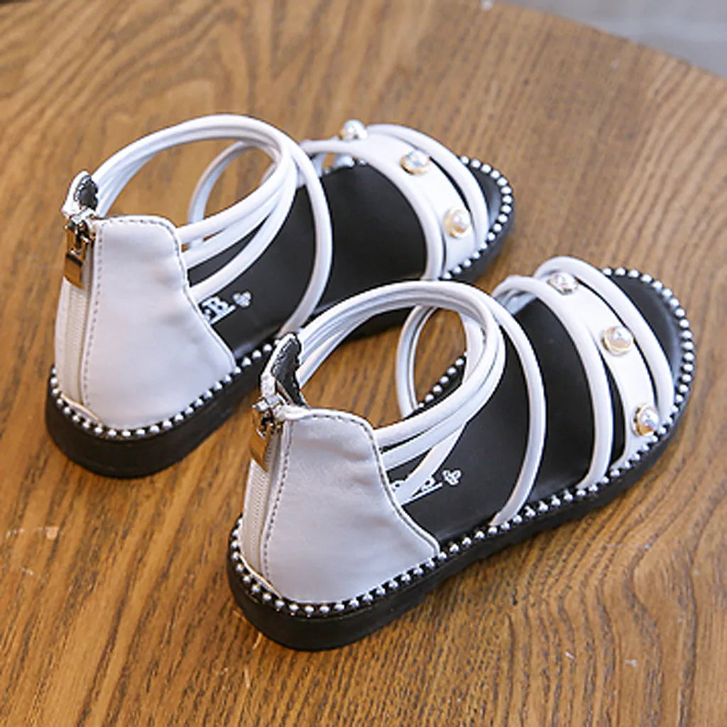 Сандалии для маленьких девочек; модная римская обувь для маленьких детей; Летние повседневные сандалии для мальчиков и девочек; sandalias menina6.897gg