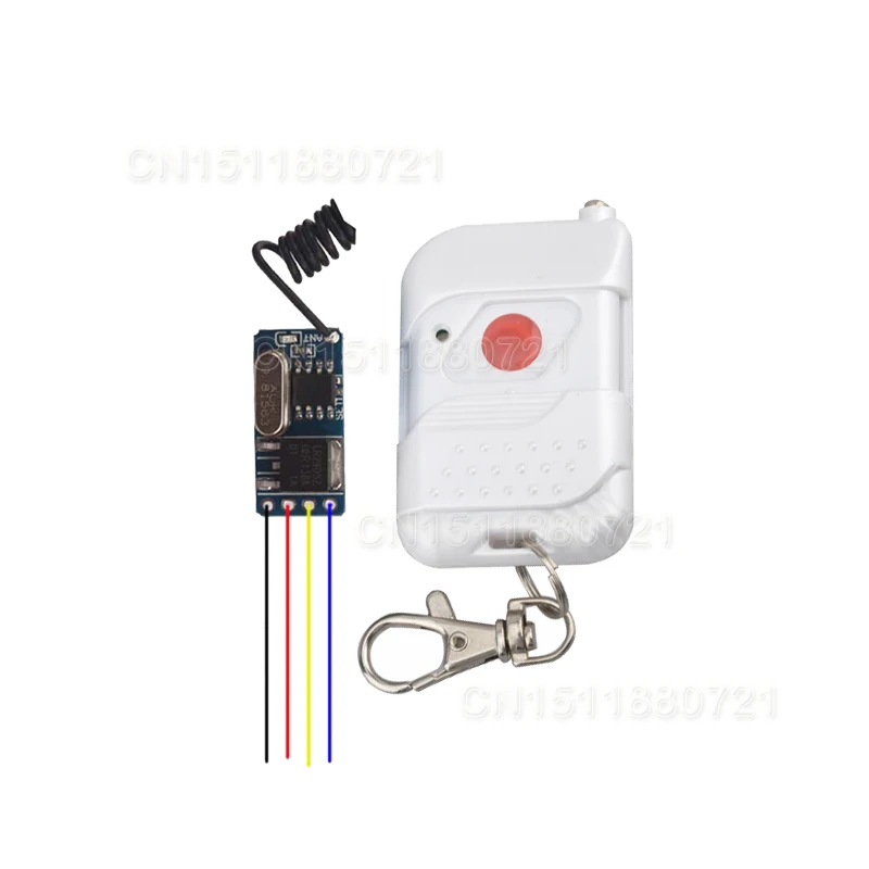 

DC3V 3.7V 4V 4.5V 5V Micro Mini-sized Wireless Remote Control Switch Contactles Control System no noise Learning Momentary T