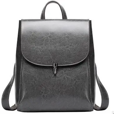 New Brand Fashion Style Backpack Real Genuine Leather Women Clutch Ladies Travel Bag Famous Designer Bags