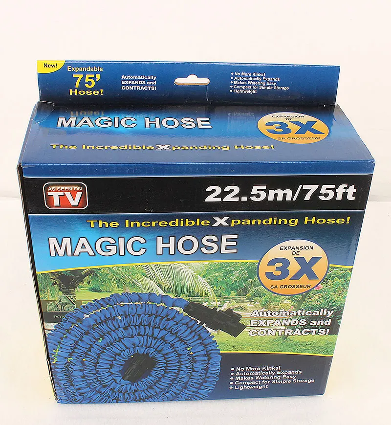 50ft 75ft 100ft 150ft 200ft garden water hose extension Stretched hose