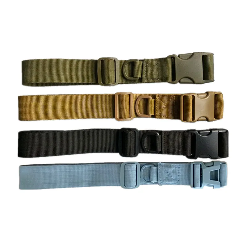 Simple Tactical Belt Outdoor Equipment Wear Bag Riding Inside Nylon Bag Deputy Military Belt Fastening Tape Sport Belt Tactical