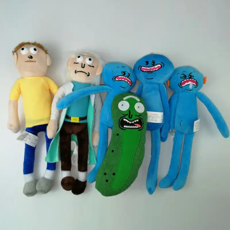 rick and morty stuffed dolls