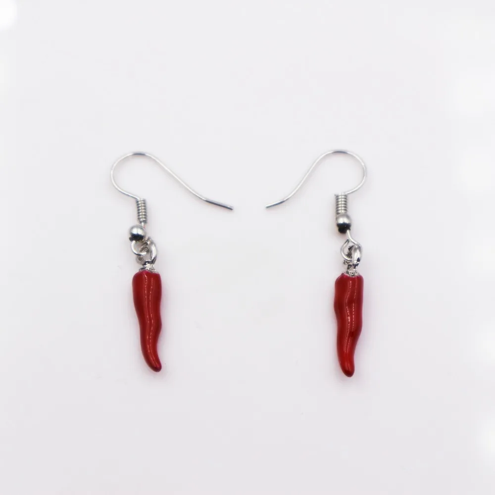 

1Pair Fashion earrings red chilli Earrings Women drop Earrings drop shipping