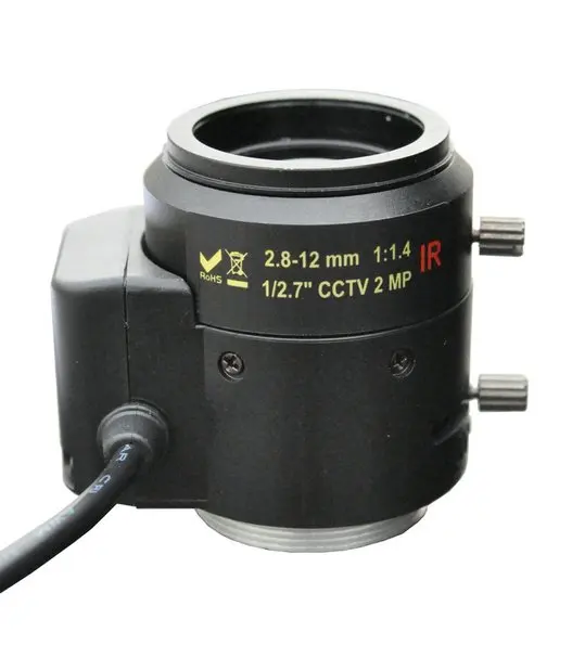 Объектив 3 8 мм 1:1.4 IR 1/2.7 &quotCCTV 2 мегапиксельная линза CS для камеры видеонаблюдения