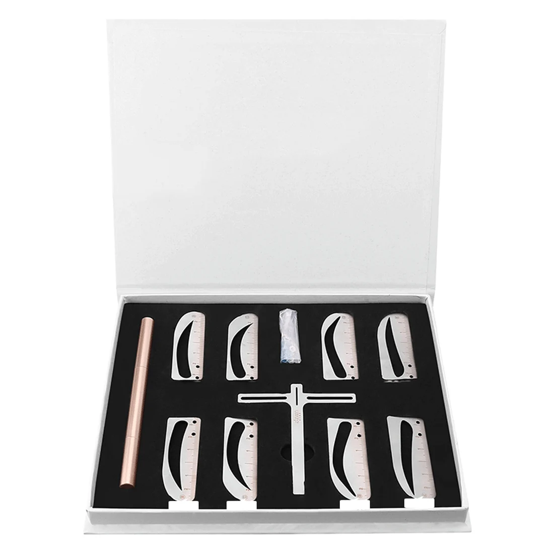 

Shaping Grooming 4 Microblading Eyebrow Stencil Template Permanent Makeup Brow Stencils Reusable Design