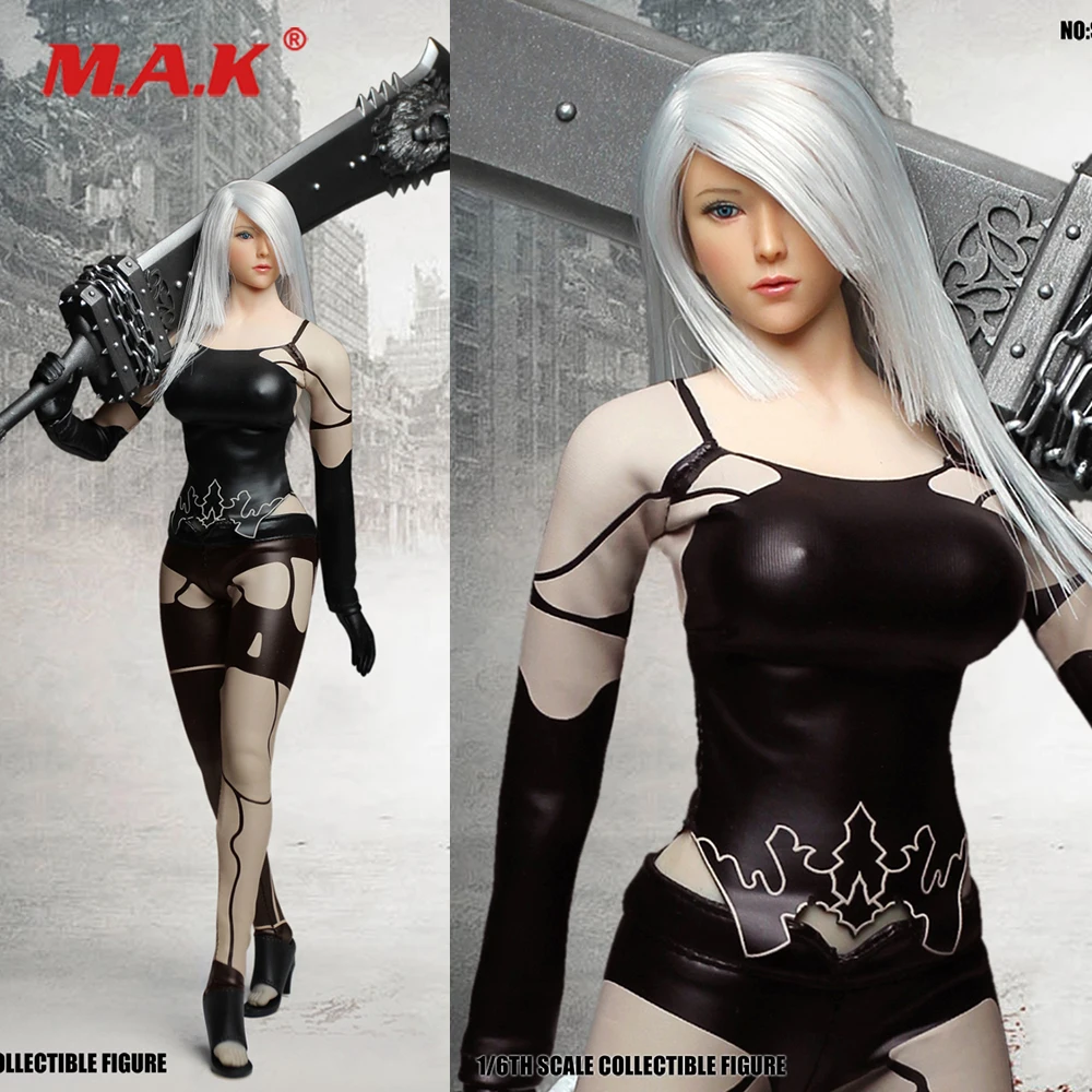 Привлекательная Женская фигурка в масштабе 1/6 SET030 серия для косплея NIER AUTOMATA YORHA