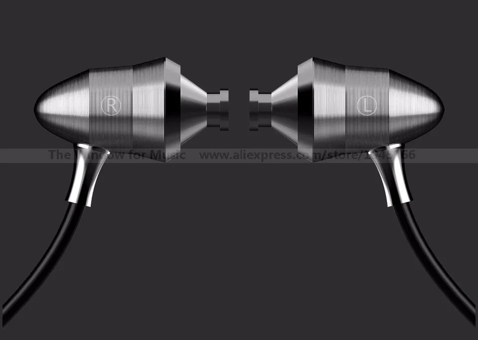 RUKZ T1 металлические пулевые наушники в ухо гарнитура с микрофоном профессиональные Hi-Fi стерео наушники для мобильного телефона с шумоподавлением