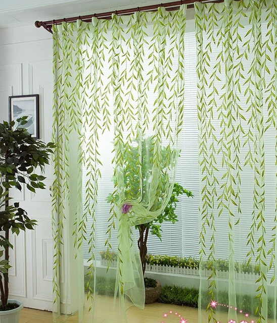 scenic window curtain modern rustic balcony window screening curtain tulle home decoration fabric decorative curtain leaf - Decorative Curtains scenic window curtain modern rustic balcony window screening curtain tulle home decoration fabric decorative curtain leaf - Decorative Curtains