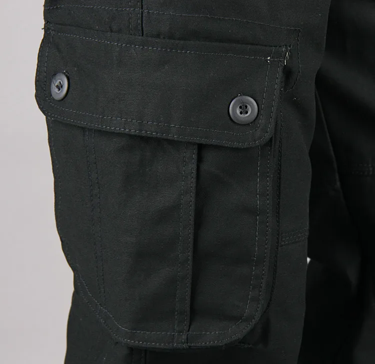  Summer Men's Cargo Pants Casual Multi Pockets Military Tactical Pants Men Outwear Streetwear Army S