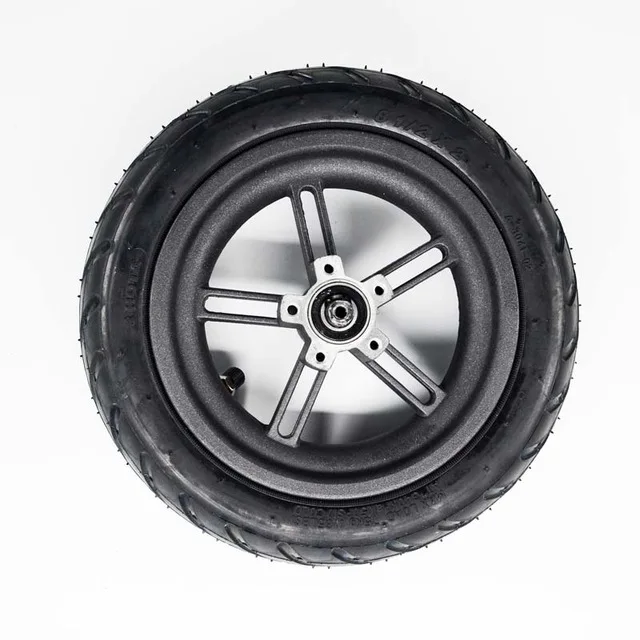 8,5 дюймов демпфирующие твердые шины для скутеров, ступицы заднего колеса, внутренние трубы, шины для Xiaomi Mijia M365, полые непневматические шины - Цвет: Air tire and hub
