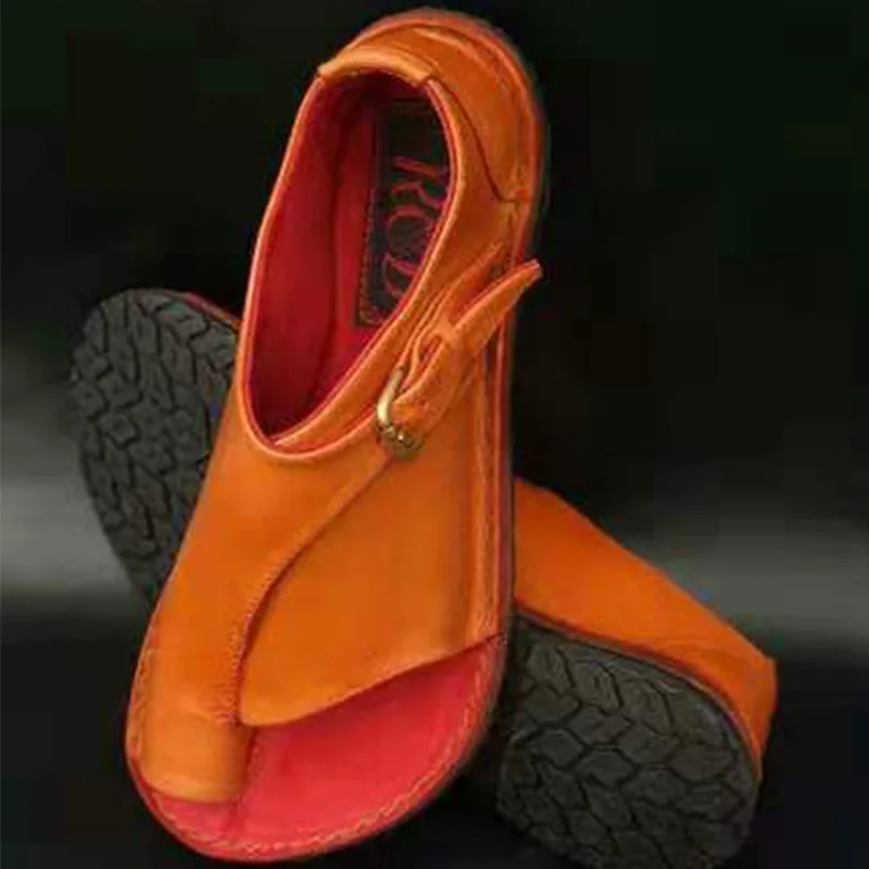 

Summer 2019 flat with women sandals Solid color Open toe flat casual women Footwear fashion Slippers Rome style size 42 43