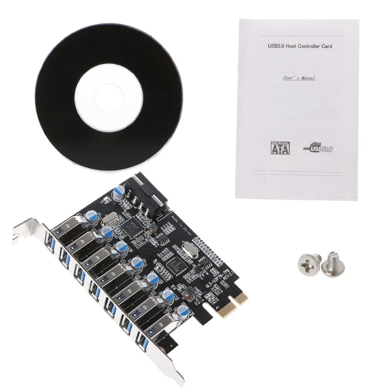

4/7-Port PCI-E Add on Card USB 3.0 To 15-Pin SATA Power Connector PCI Express Card Expansion Card Adapter