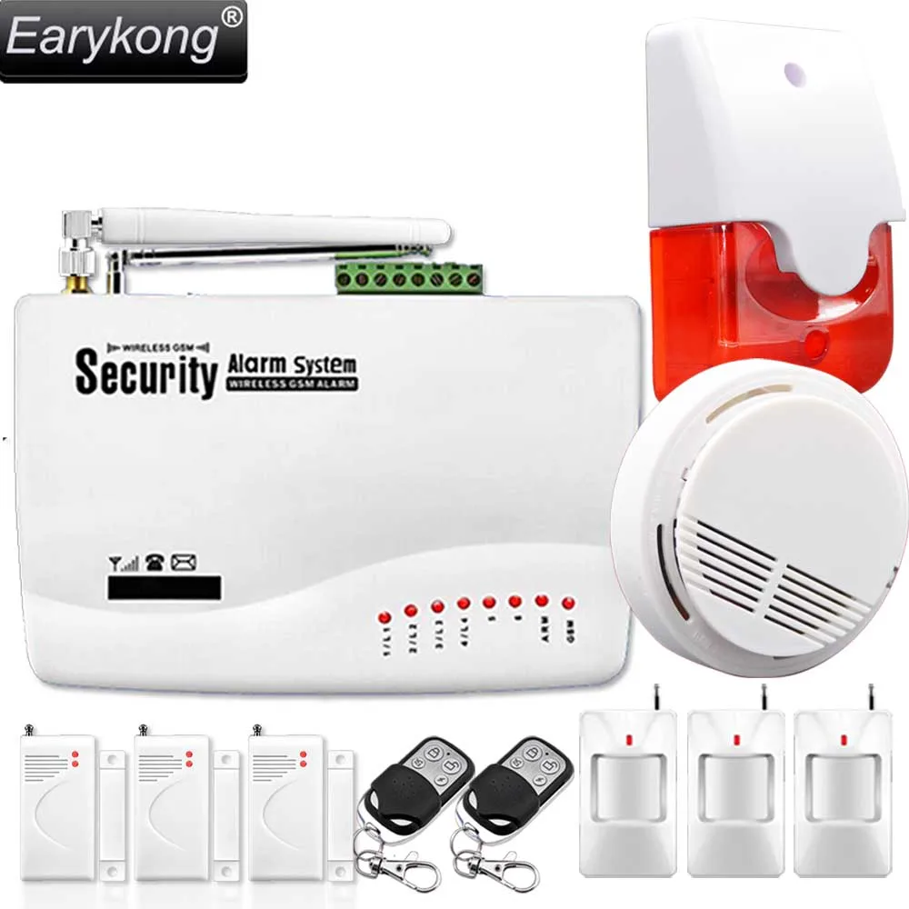 433MHz Wireless GSM font b Alarm b font System For Home Security font b Alarm b