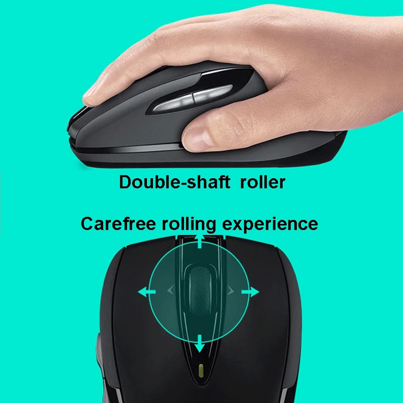 Оригинальная беспроводная мышь Logitech M546 с 95 5g черная красная серебристая синяя