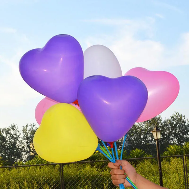 

AVEBIEN10inch Heart-shaped Latex Balloon Christmas Round red Balloon Birthday Party Decor Balloon Baby Shower Wedding Decoration