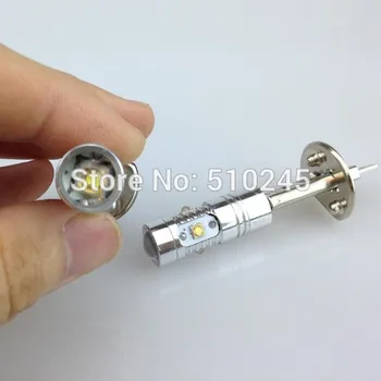 

100X wholesale auto car led H1 25W ,DC 12V-24V fog light lamp, H1,H3,T10, T15 LED bulb Free shipping