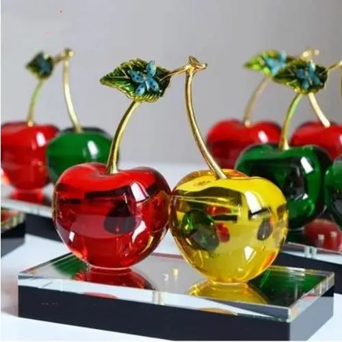 

Cherry, creative home decorative crystal crafts, wedding gifts and Christmas gifts