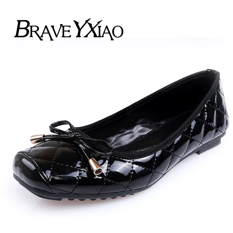 

New 2019 Fashion Brand Shoes Women Flats Soft Single Shoes High Quality Women's Flats Ladies Brand Footwear Plus Size 41 YX165