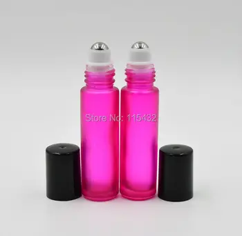 

700PCS/LOT 10ml 1/3oz THICK ROLL ON GLASS BOTTLE Fragrances ESSENTIAL OIL stainless steel Roller Ball BY DHL/EMS Free Shipping