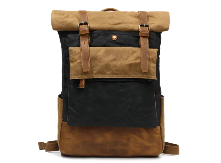 Мужские повседневные Рюкзаки, винтажный холщовый рюкзак, школьный дизайн для мальчиков, Повседневная модная Водонепроницаемая дорожная сумка, мужской рюкзак