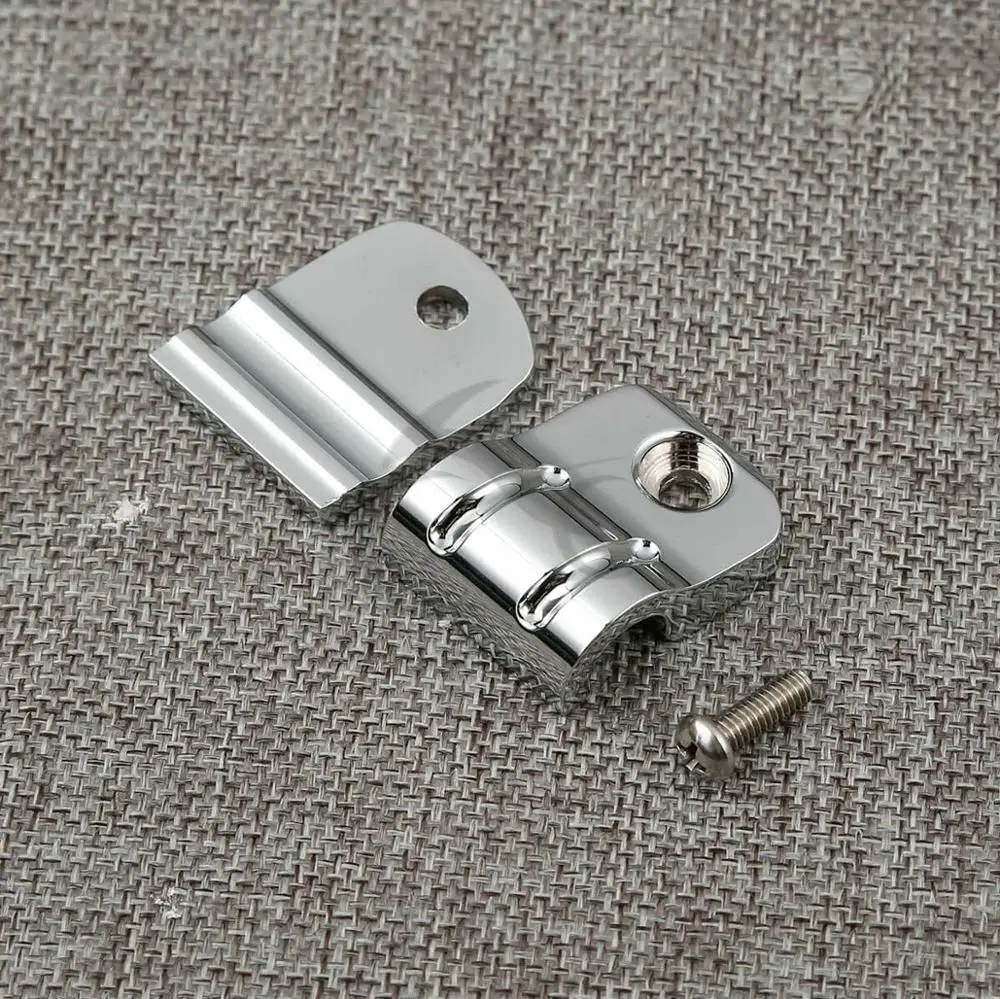 

Motorcycle Clutch Cable Clip Chrome/Black For Harley Heritage Softail Deluxe Slim Fat Boy FLSTF FLST 2000-18