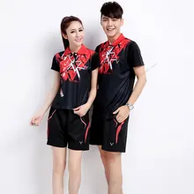 Adsmoney Быстросохнущий костюм для бадминтона, рубашка с короткими рукавами+ шорты/юбка, дышащий Теннисный костюм для влюбленных