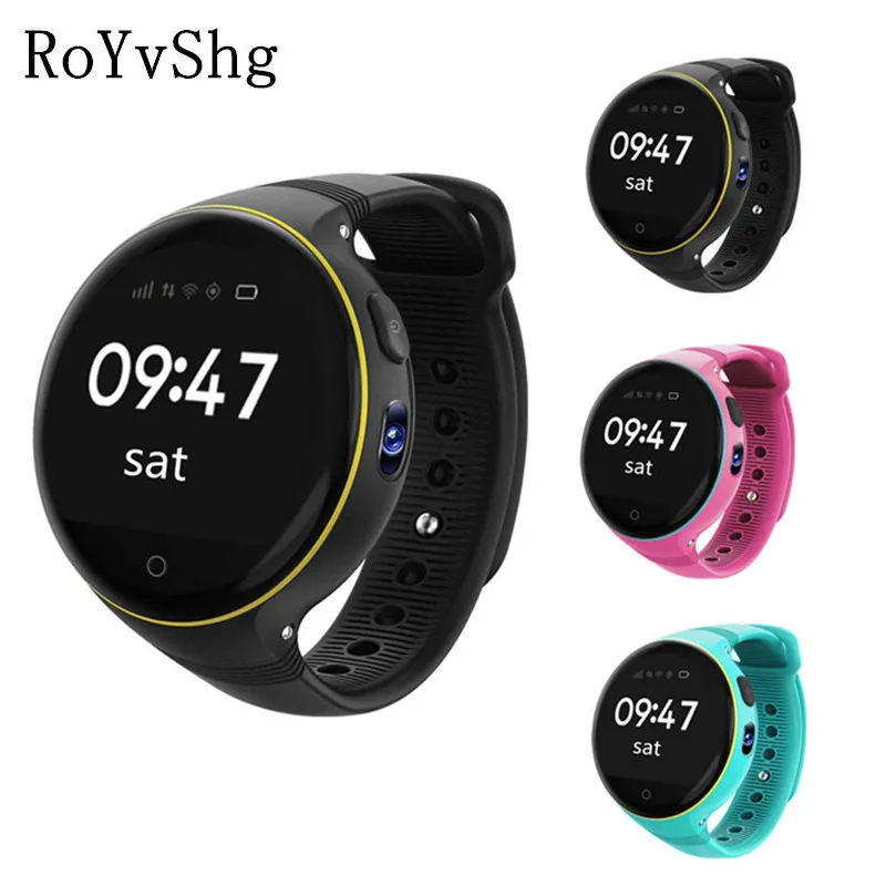 

S668 kids Smart Watch touch round screen AGPS LBS WiFi and camera positioning G-sensor GPS smartwatch SOS Remote PK C88