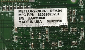 Доска промышленного оборудования MATROX METEOR II Digital 752-04 REV. A METEOR2-DIG/4/L REV.04