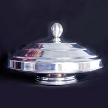 Stainless Steel Dove Pan Deluxe Double Load Dove Pan Flaming magic tricks magic props