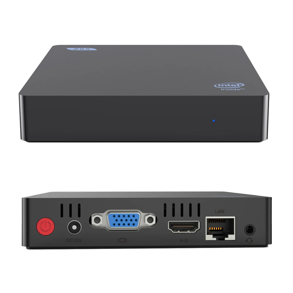  Z85 CPU atom Z8350 Oficina computadora 2G 64gb1000M lan 4 Puerto usb HD Graphics 400 HD VGA pantall