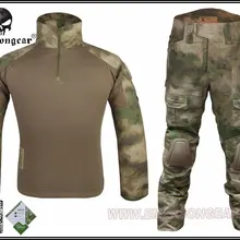 Военная тактическая одежда страйкбол охота Emerson BDU Униформа боевой Gen2 рубашка и брюки колено налокотник тефлон EM6922 ATFG