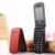 Оригинальный TKEXUN E1190A Dual SIM флип мобильный телефон Bluetooth FM MP3 Vedio дешевые старика телефон русская клавиатура