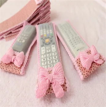 

Household Air Conditioning TV Protective Lace Remote Control Storage Bags 3 colors Dust Cover jacke Products