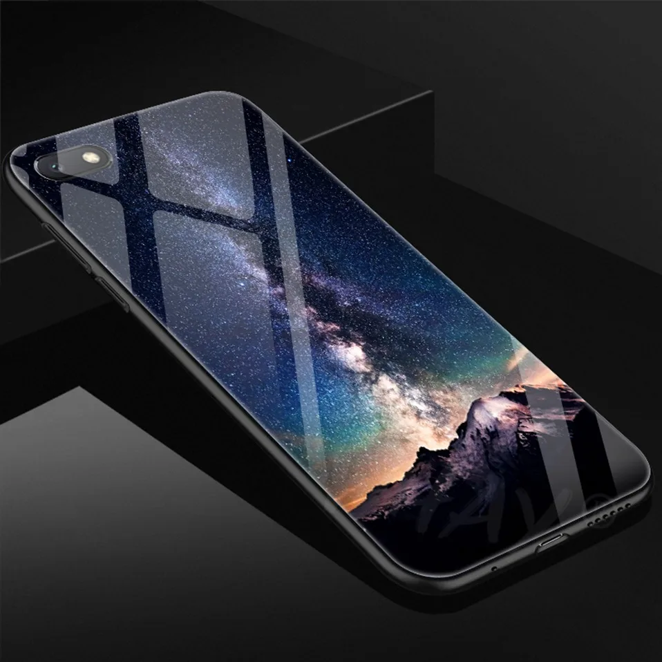 Tempered Glass Case For Xiaomi Mi A2 Lite A1 Coque Luxury Back Phone Xiomi Case For Xiaomi Redmi 5 Plus 6A Note 4X 6 5 Pro Cover (9)