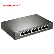 Mercury 8 Порты и разъёмы Быстрый переключатель POE Стандартный питания POE 10/100 Мбит/с настольный коммутатор для IP Камера AP контроля до 15,4 Вт(S108P