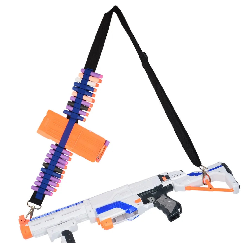 Игрушечное тактическое оборудование военный Журнал для Nerf Soft Bullet Blaster CS Battle-оранжевый/синий