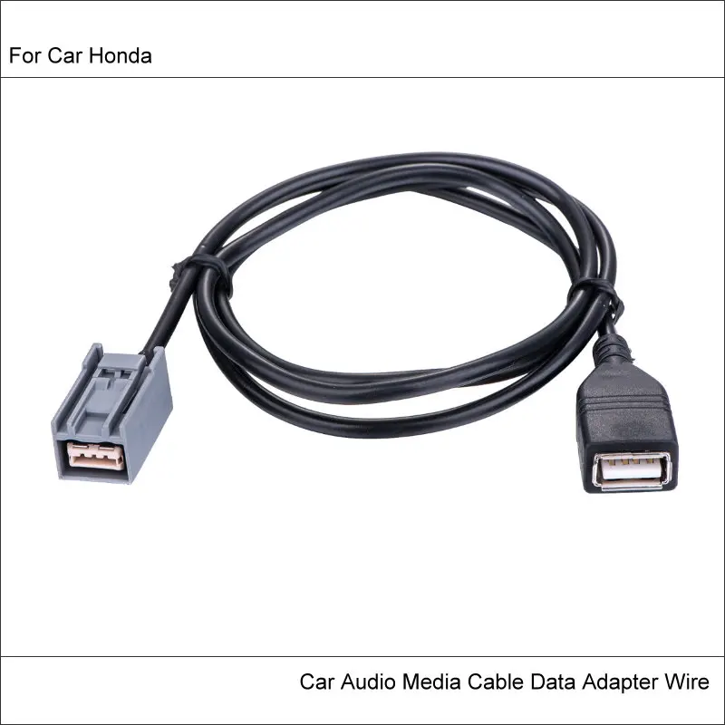 

Original Plugs To USB Adapter Connector For Honda Crosstour For Odyssey City Car CD Radio Audio Media Cable Wire