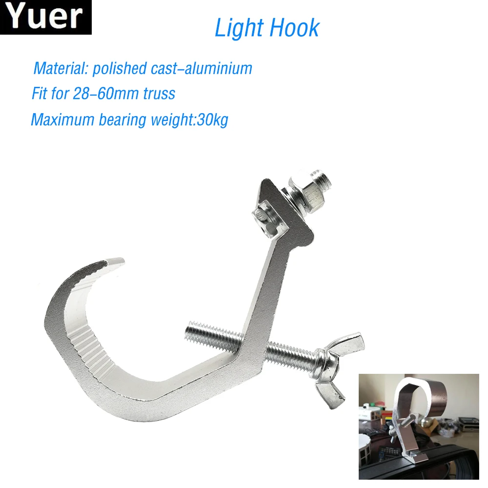 

High Quality Aluminium Material Stage Light Hook LED Stage Effect Light Clamp Truss For LED PAR/Moving Head Lights Dj Equipment