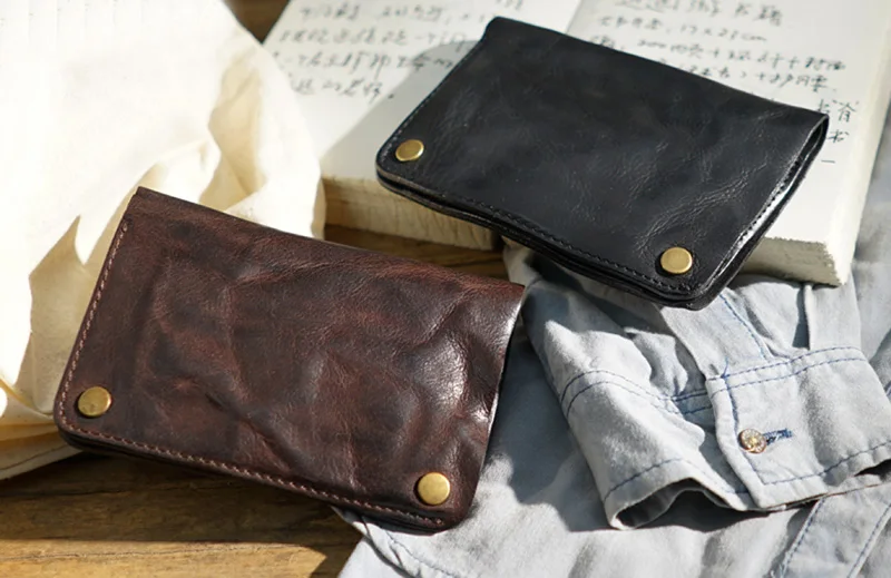 AETOO The original male money lady makes the old leather handmade leather, eighty percent off retro wallet, simple wallet