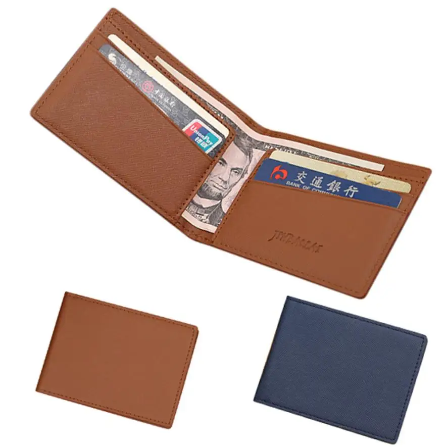 

Maison Fabre Wallet Men Leather Bifold Cards Holder Slim Wallet Money Purse Billfold Drop Shipping 2018J11